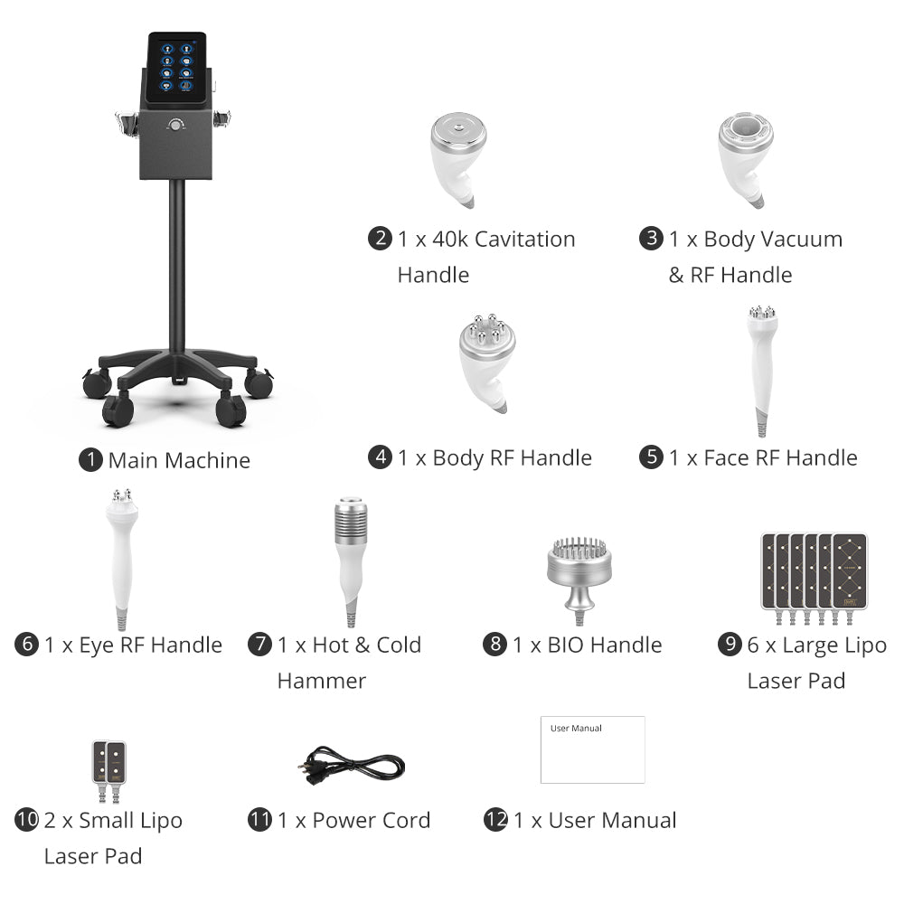 Shape Tactics 9-in-1 Cavitation & RF Contouring System