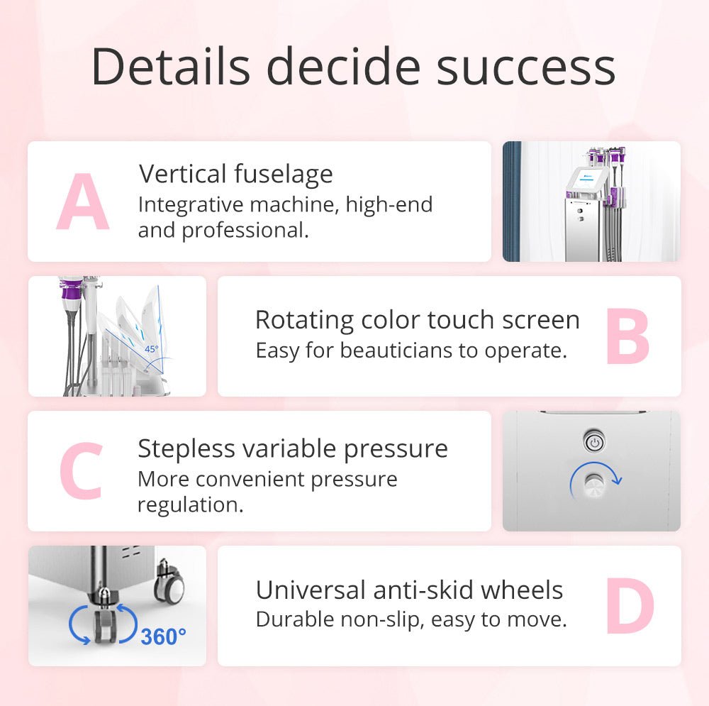 Shape Tactics 9-in-1 Unoisetion Cavitation RF Vacuum Bio Photon System