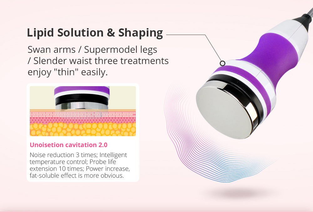 Shape Tactics 9-in-1 Unoisetion Cavitation RF Vacuum Bio Photon System