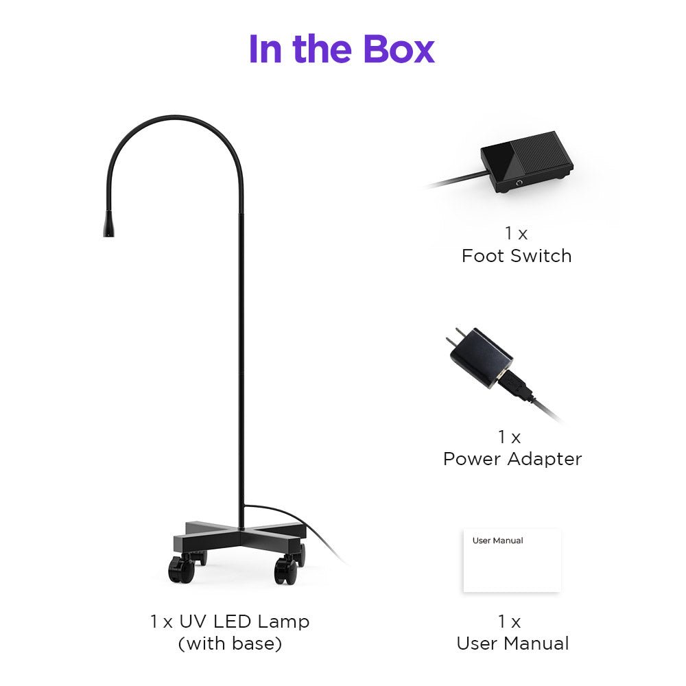 Shape Tactics 10W Adjustable UV LED Gooseneck Lamp