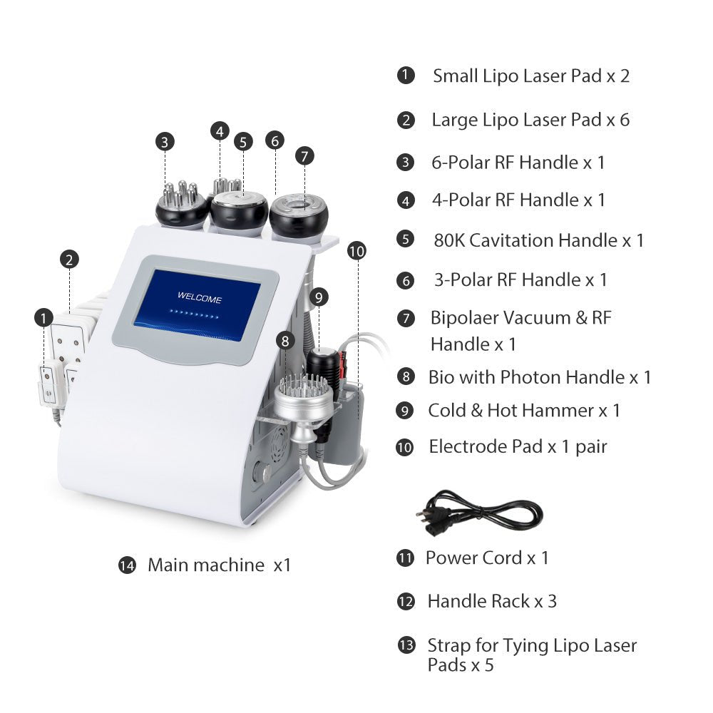 Shape Tactics Advanced 10-in-1 Ultrasonic RF System
