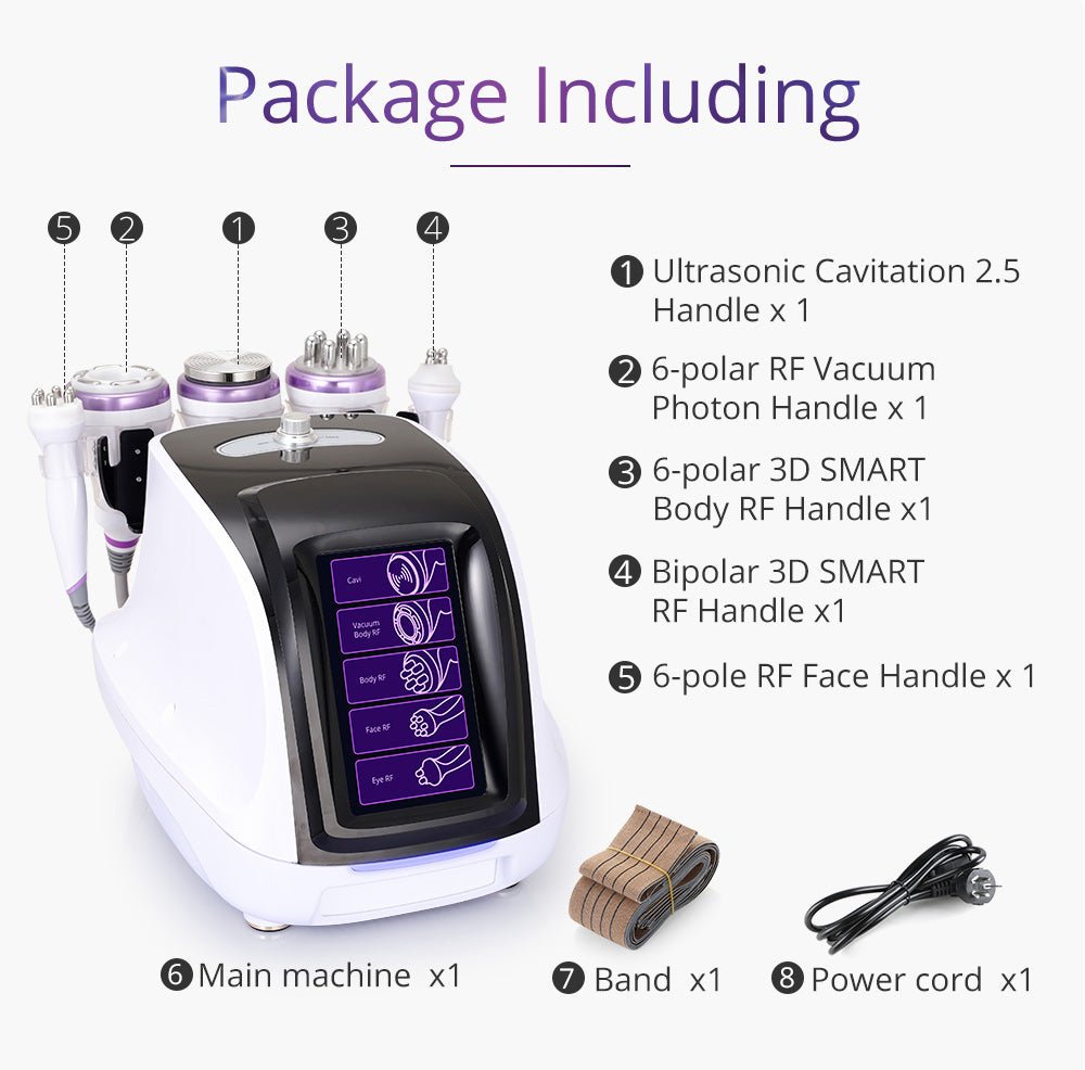 Shape Tactics 5-in-1 Cavitation Vacuum RF Body Contouring System
