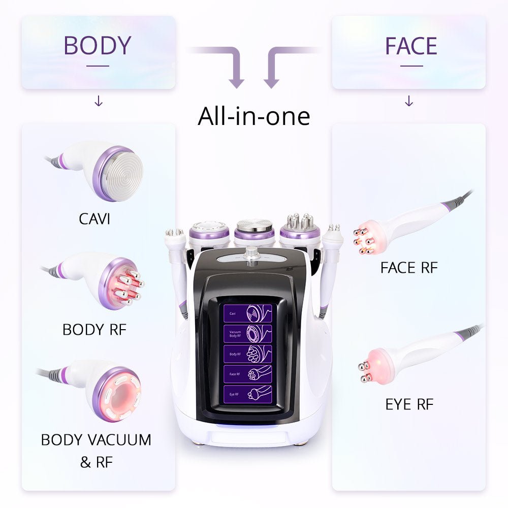 Shape Tactics 5-in-1 Cavitation Vacuum RF Body Contouring System