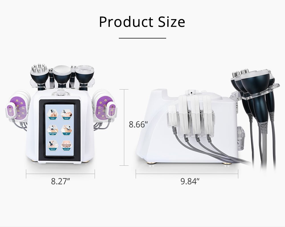 Shape Tactics 6-in-1 Cavitation RF Vacuum Lipo Laser Contouring System