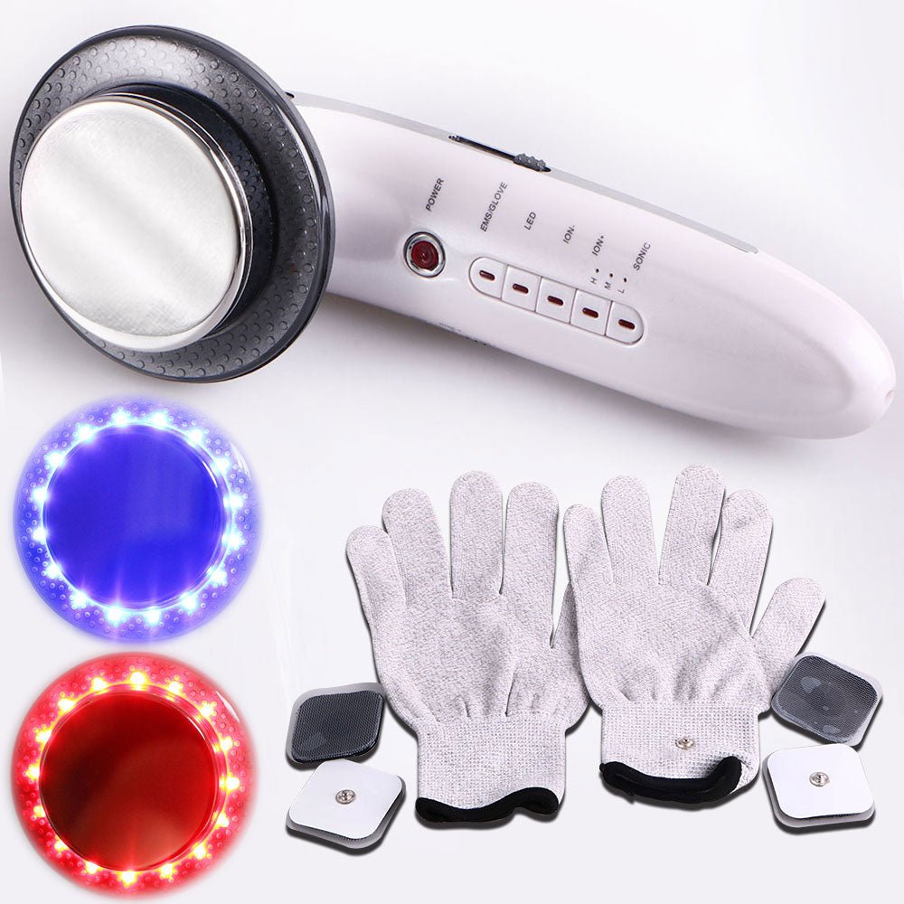 Shape Tactics Handheld Ultrasonic LED Microcurrent Skin Therapy Device