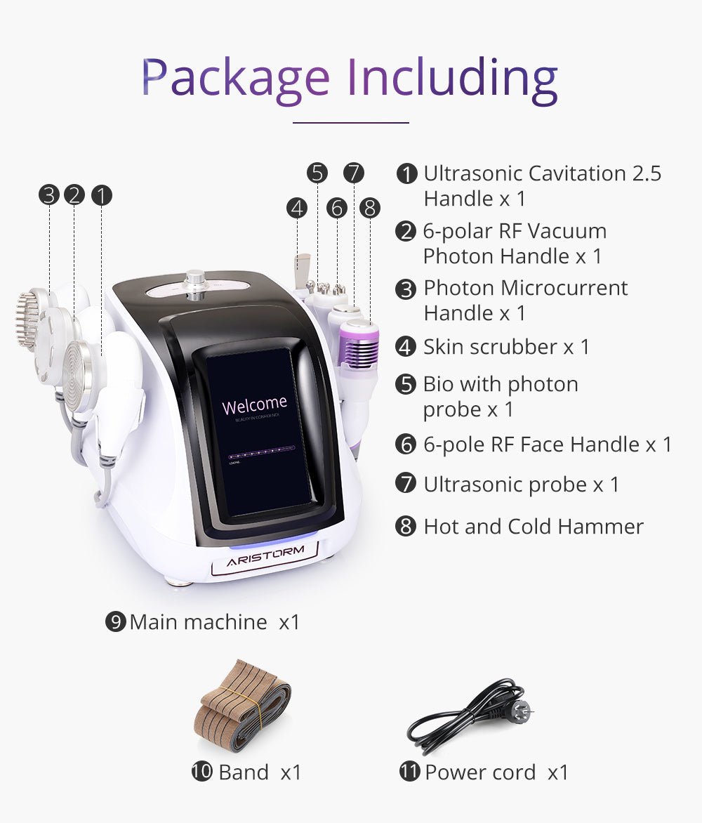 Shape Tactics 8-in-1 Cavitation RF Body Sculpting System