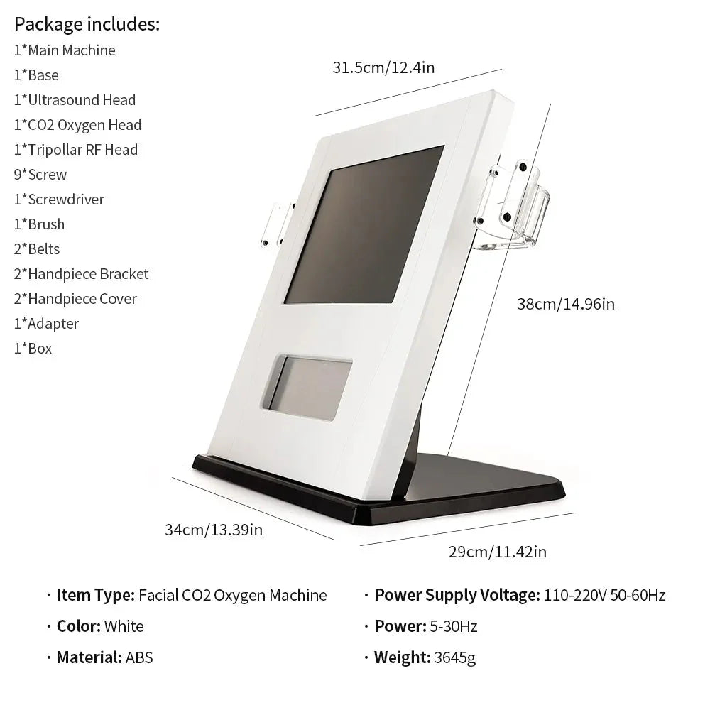 Shape Tactics O+ Skin Care Oxygen CO2 & RF Beauty System