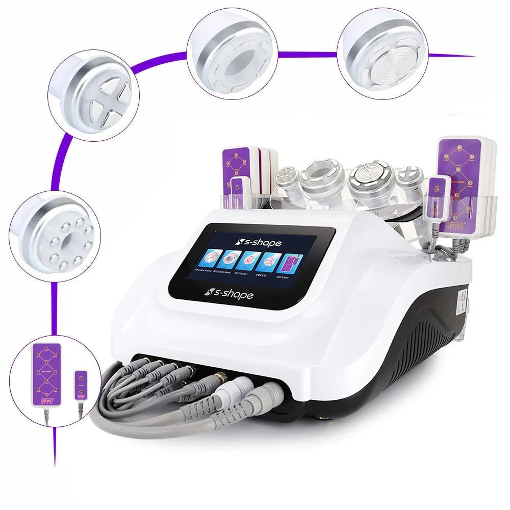 Shape Tactics S-Shape 30K Cavitation RF & 160mW Lipo Laser System
