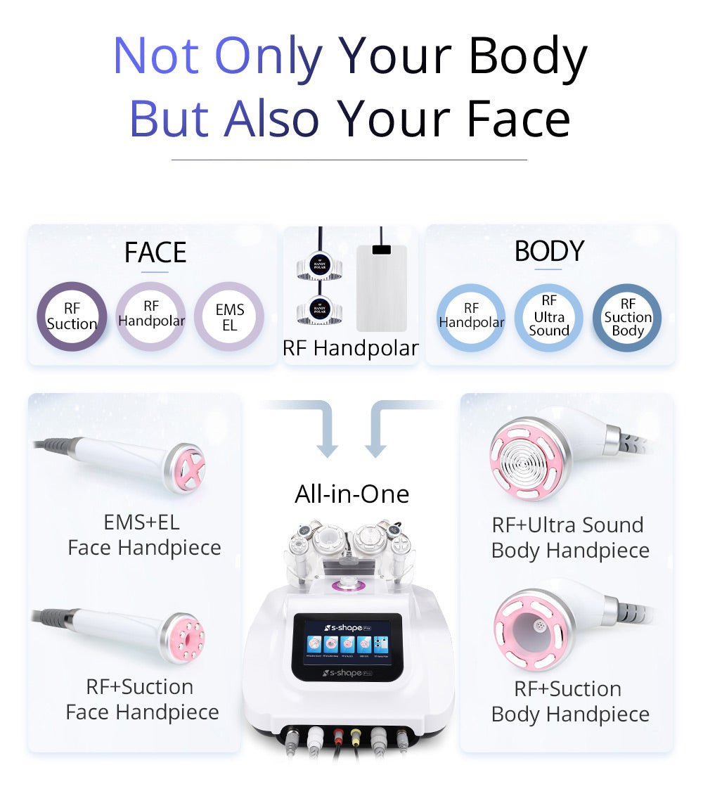 Shape Tactics S-Shape Pro 30K Cavitation RF Contouring System
