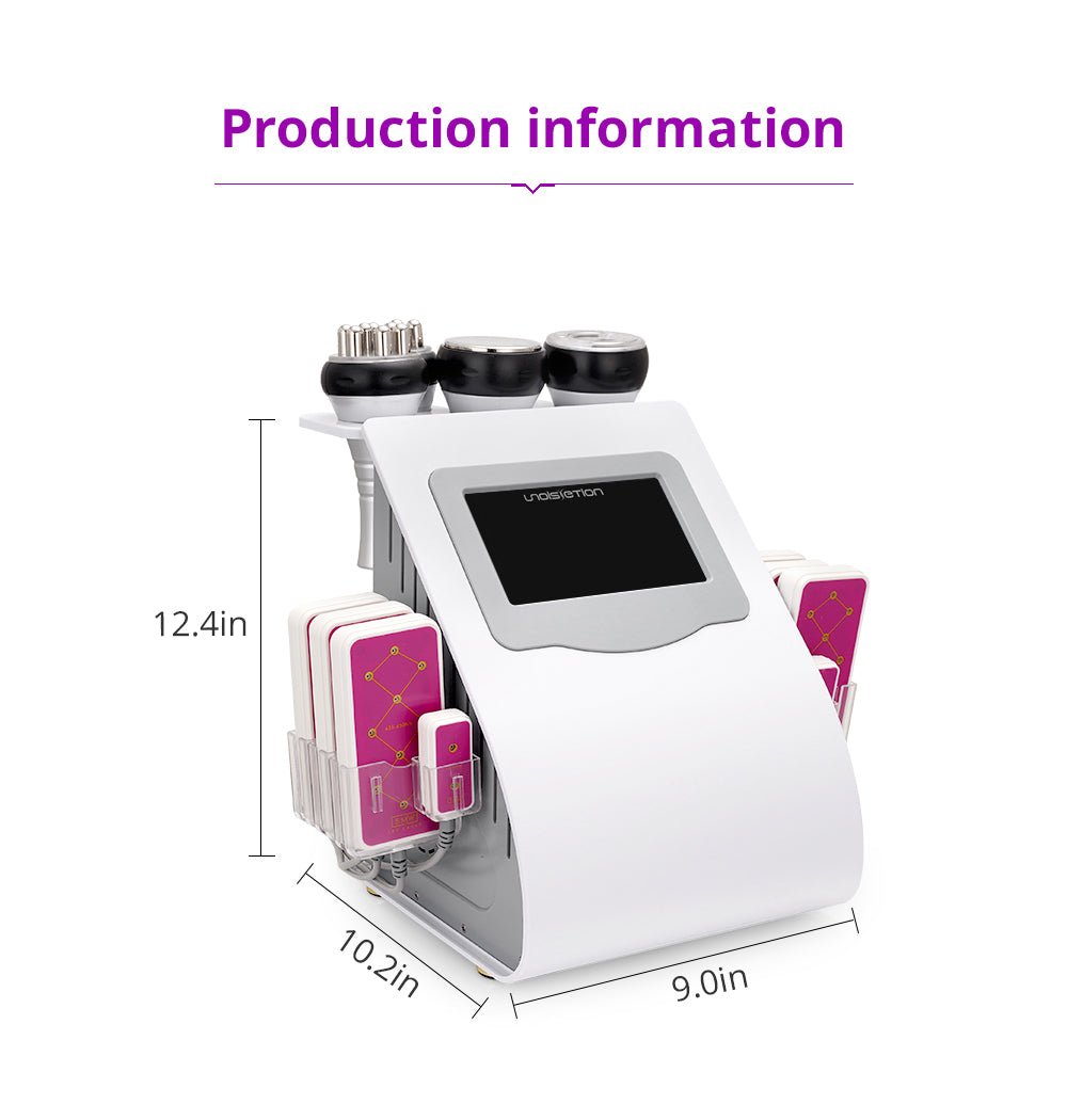 Shape Tactics Unoisetion 40K Cavitation Ultrasound RF Vacuum Photon System