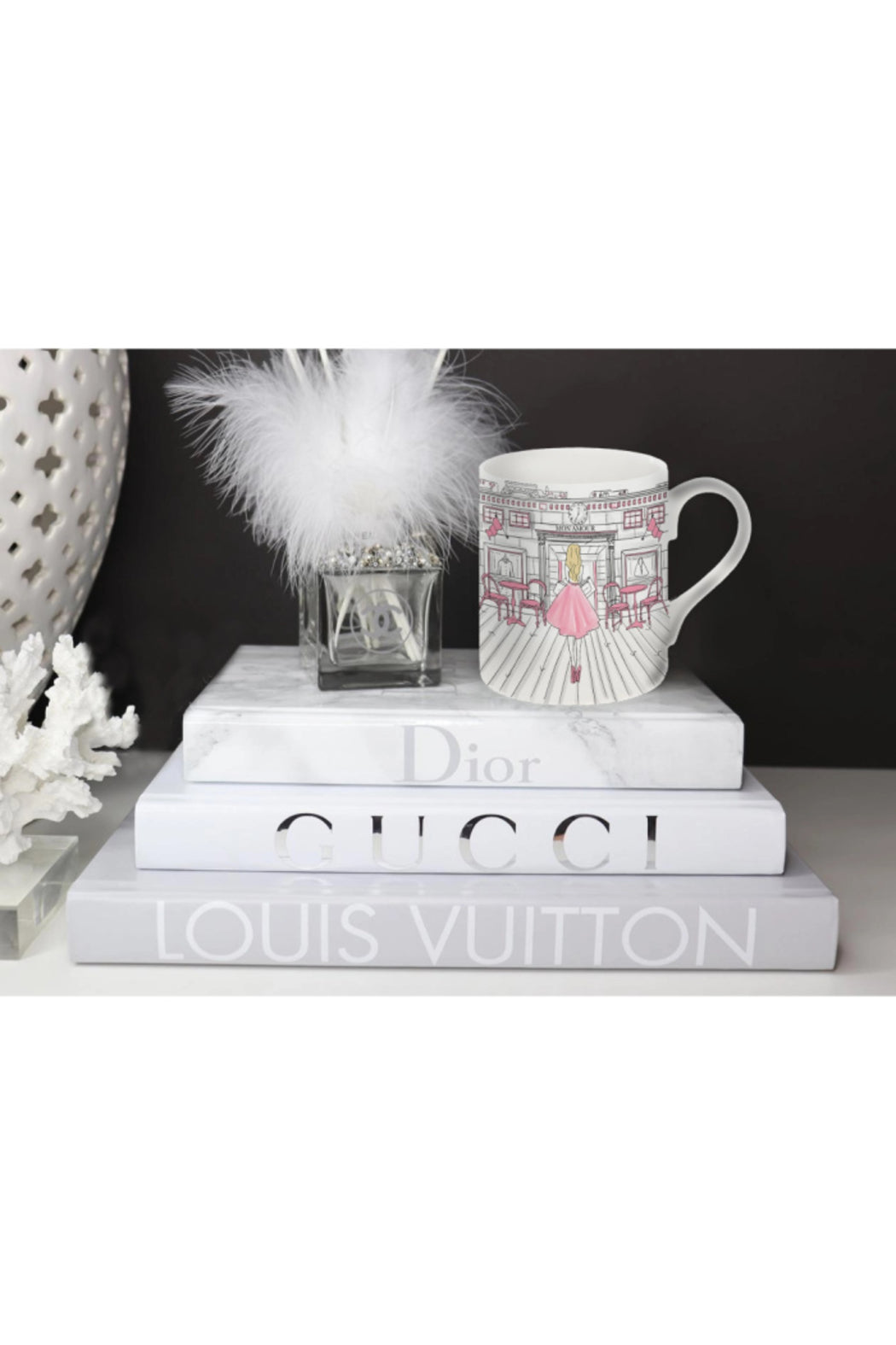 Shopping in Paris- Mon Amour Fine Bone China Mug