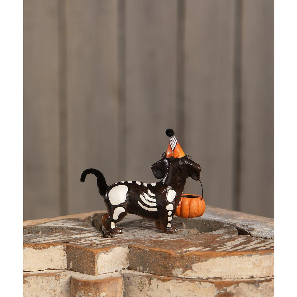 Skeleton Pup Table Piece by Bethany Lowe Designs