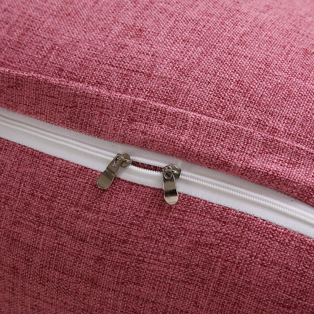 SOGA 100cm Red Triangular Wedge Bed Pillow Headboard Backrest Bedside Tatami Cushion Home Decor