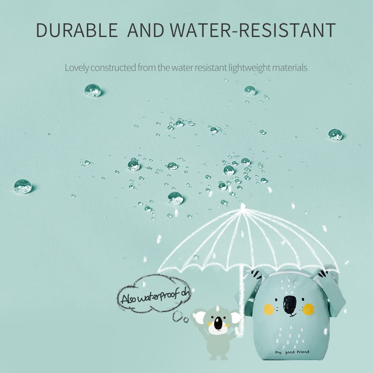 SUNVENO Children's Backpack Kindergarten Shoulder Bag For Kids 2-6 Years Carton Design, Cute Pet Series