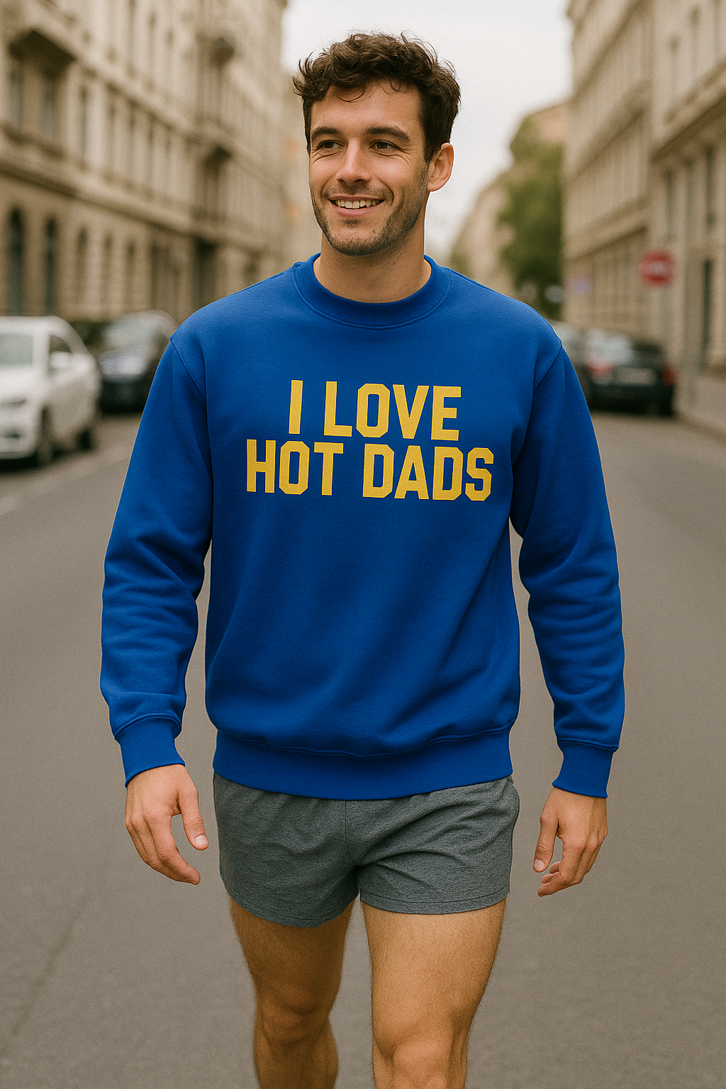 I Love Hot Dads Sweatshirt by BOBBYK