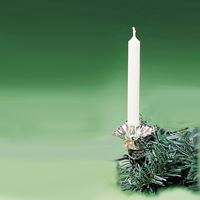 White Dripless Candle for Glockenspell Chimes - 12 Piece Box Set