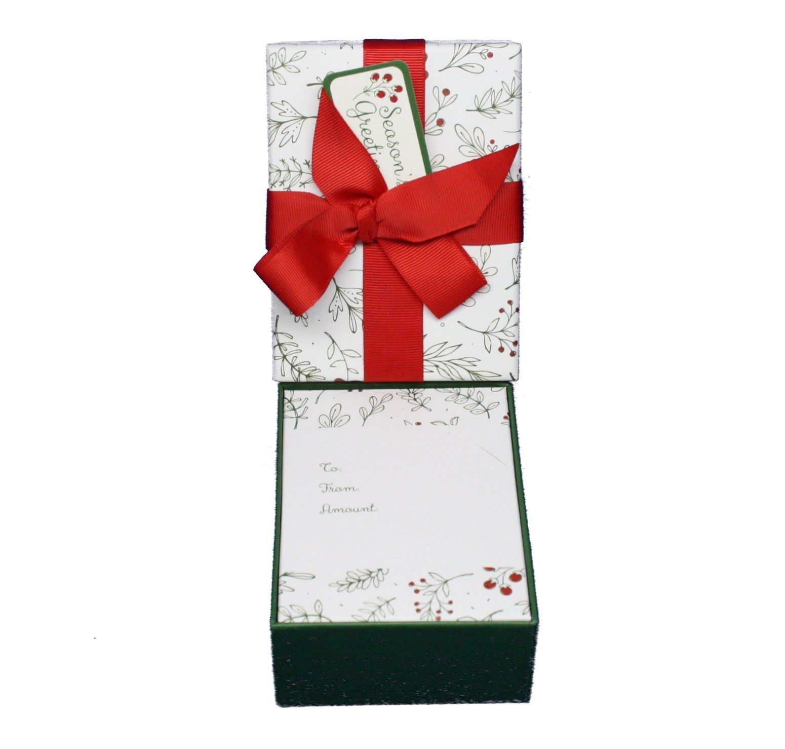 Luxury Gift Card Box - Mistletoe Greetings
