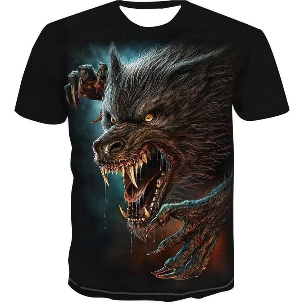 T-Shirt Men's 3D Cool Graphic Short Sleeve Tees Top Summer Pullover