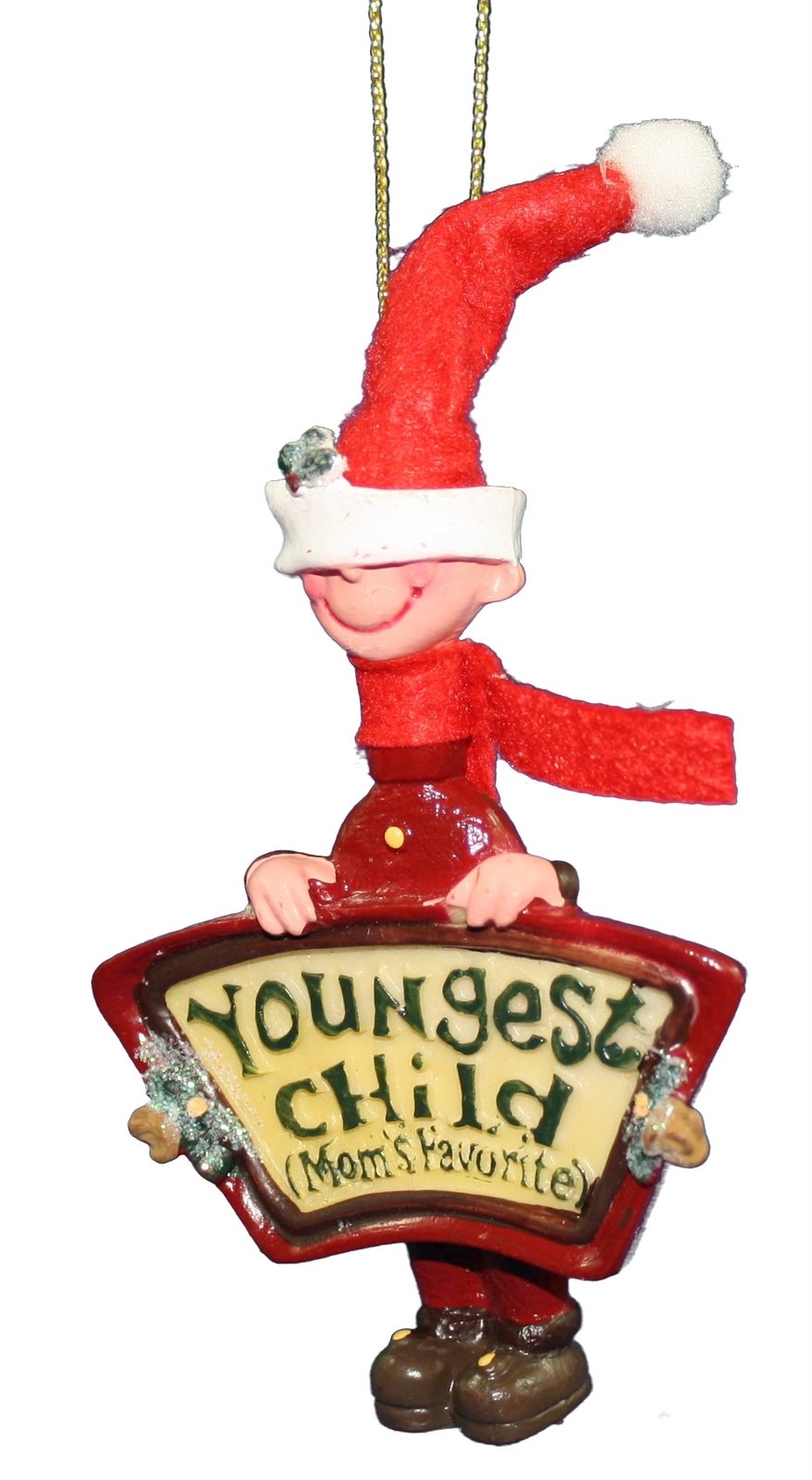 3.5 Inch Mom's Favorite Ornament - First Boy