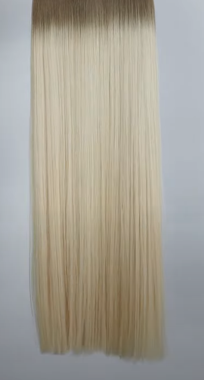 Professional Hand Tied Weft Hair Extensions Rooted 8/60