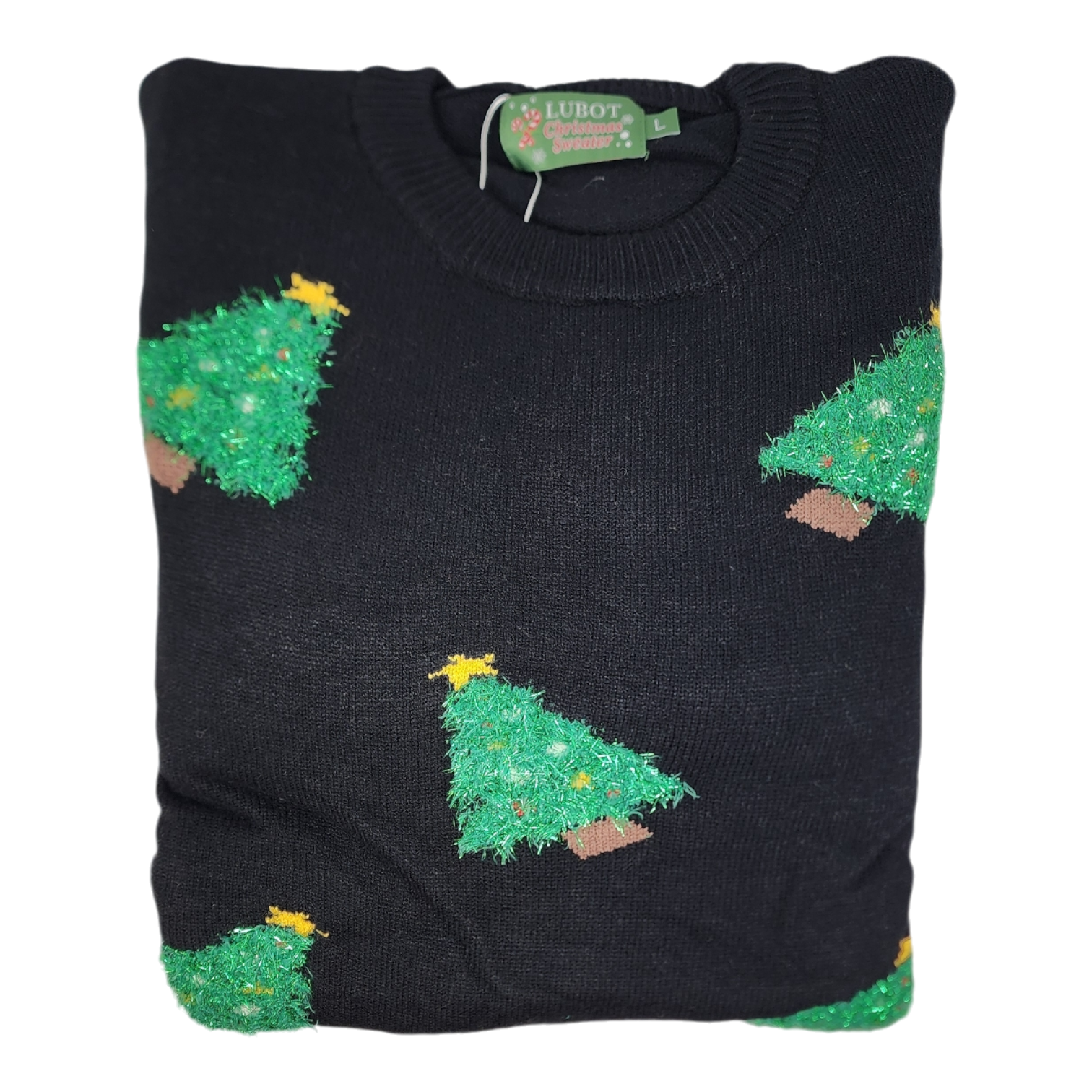 Festive Christmas Sweatershirt - Tinsle Tree -