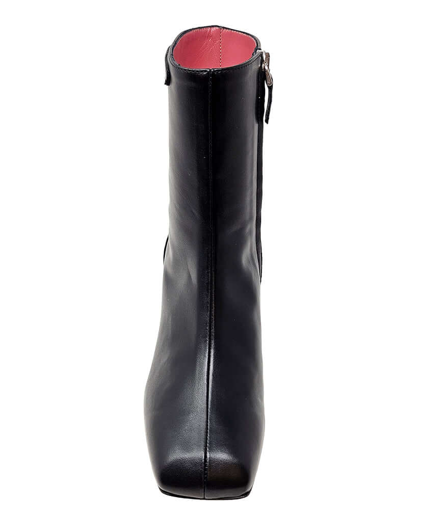 The Keli Black Ankle Boot