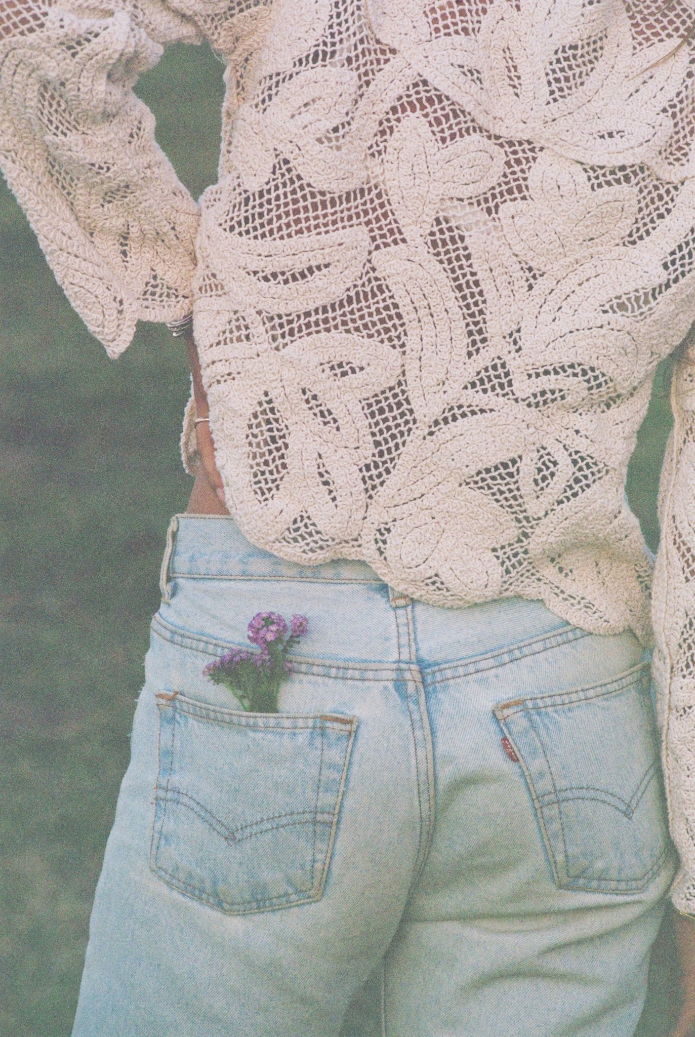 The Bondi Top - Sand Lace