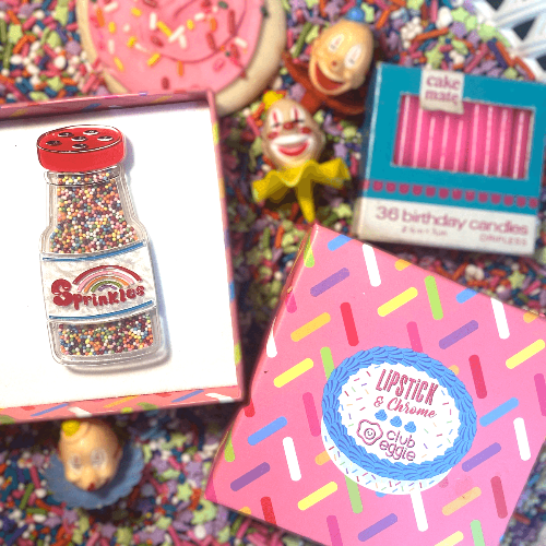 The Sweet Life Sprinkles Brooch by Lipstick & Chrome