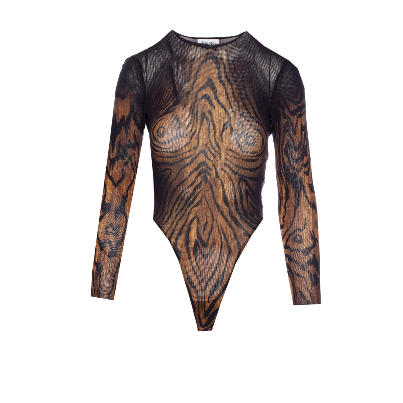 Jean Paul Gaultier Women The Wood Print Longsleeves Top
