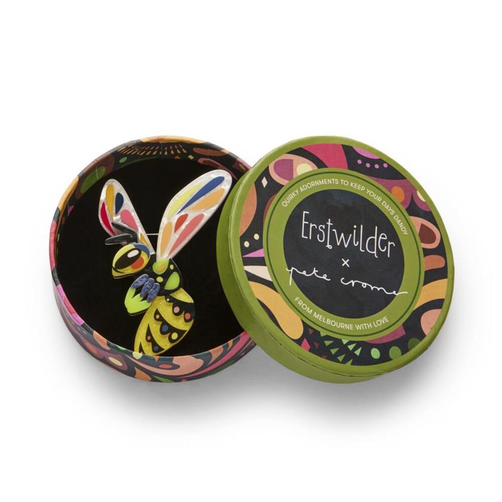 The Youthful Yellowjacket Brooch by Erstwilder
