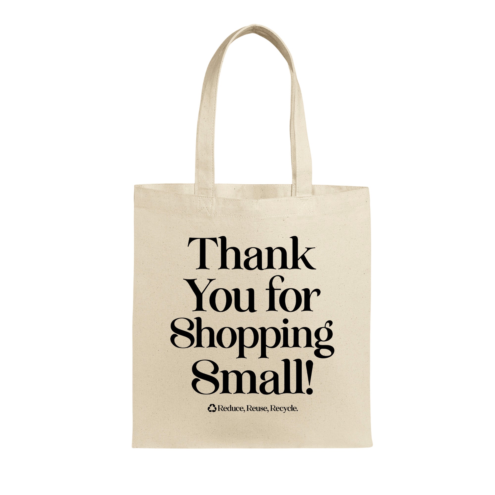 Thank You For Shopping Small Tote Bag by BOBBYK