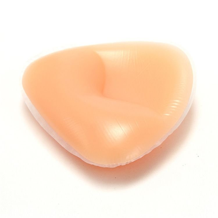 Triangle Silicone Chest Pad Swimsuit Waterproof Increase Breast Pad Small Cute Bra Pad Underwear Bra Insert