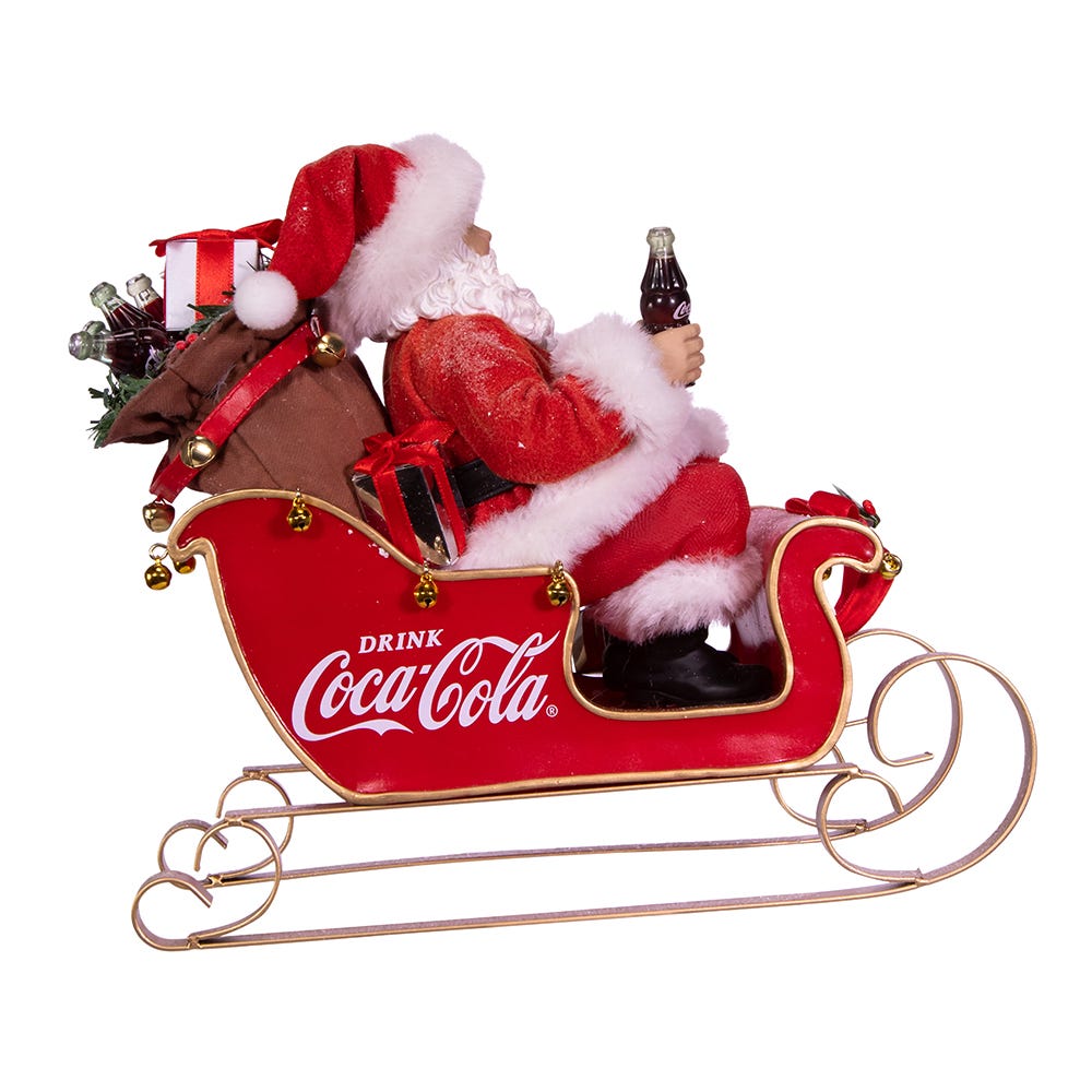 Coca-Cola Santa In Sleigh
