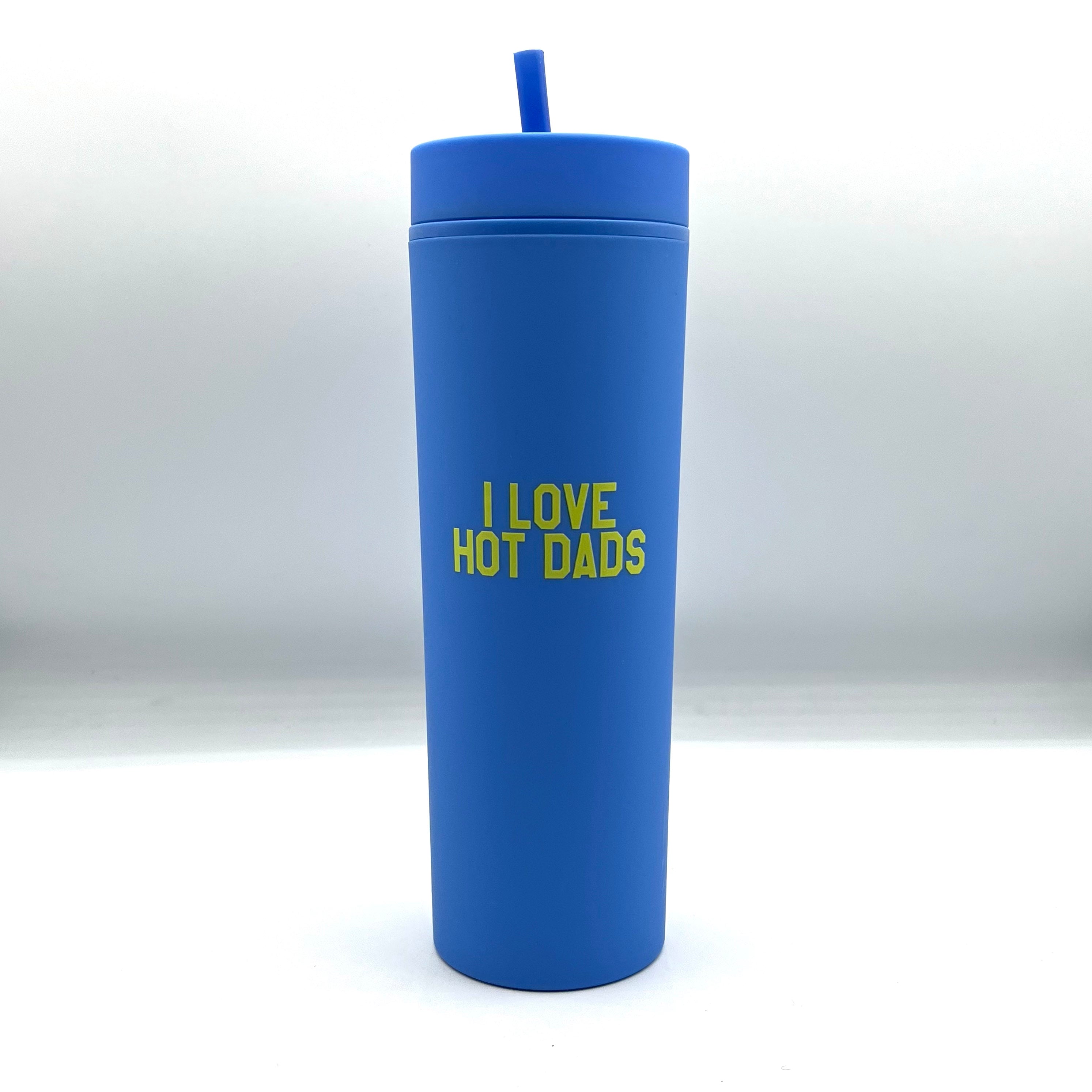 I Love Hot Dads Slim Tumbler by BOBBYK