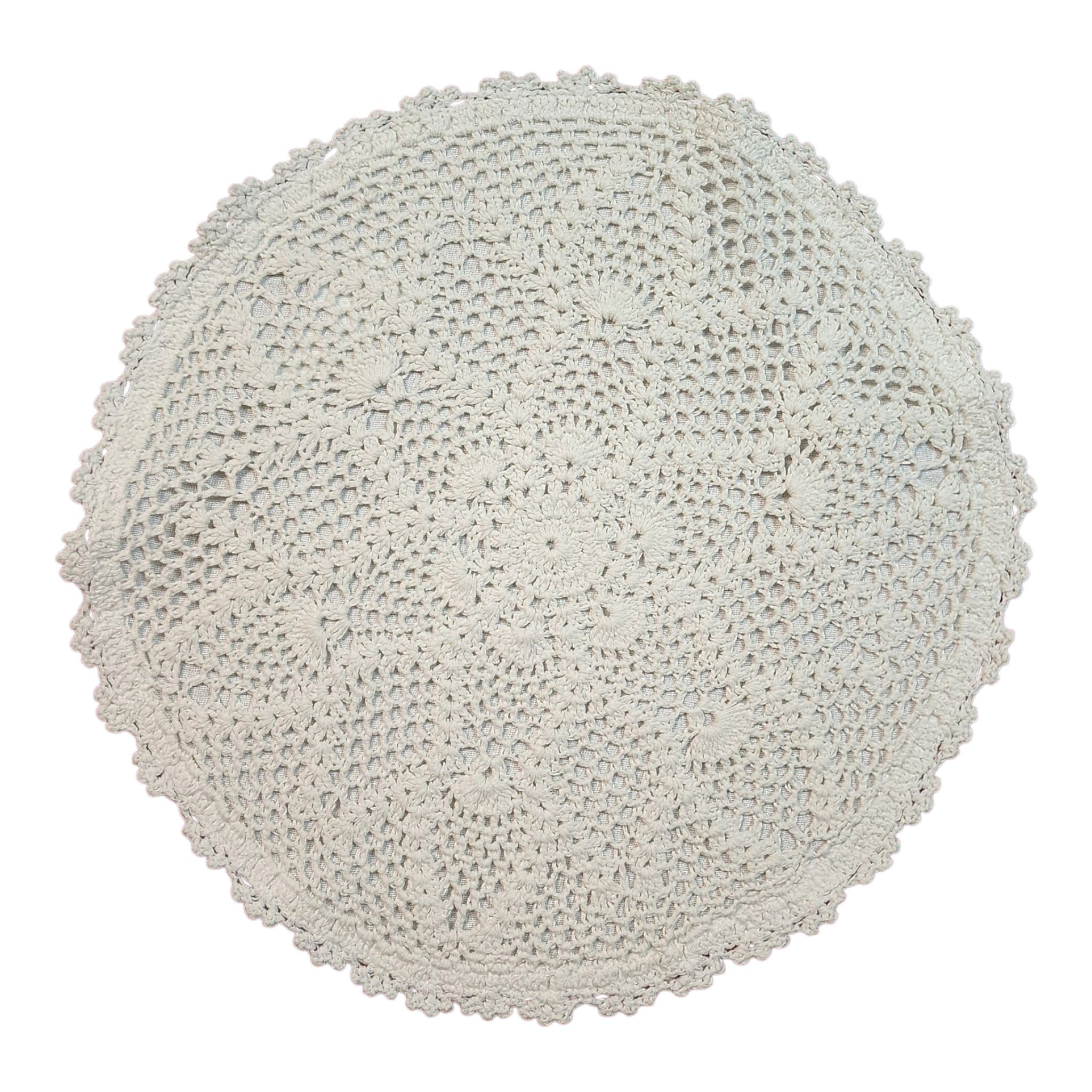 Kadia Crochet Lace Round Placemat