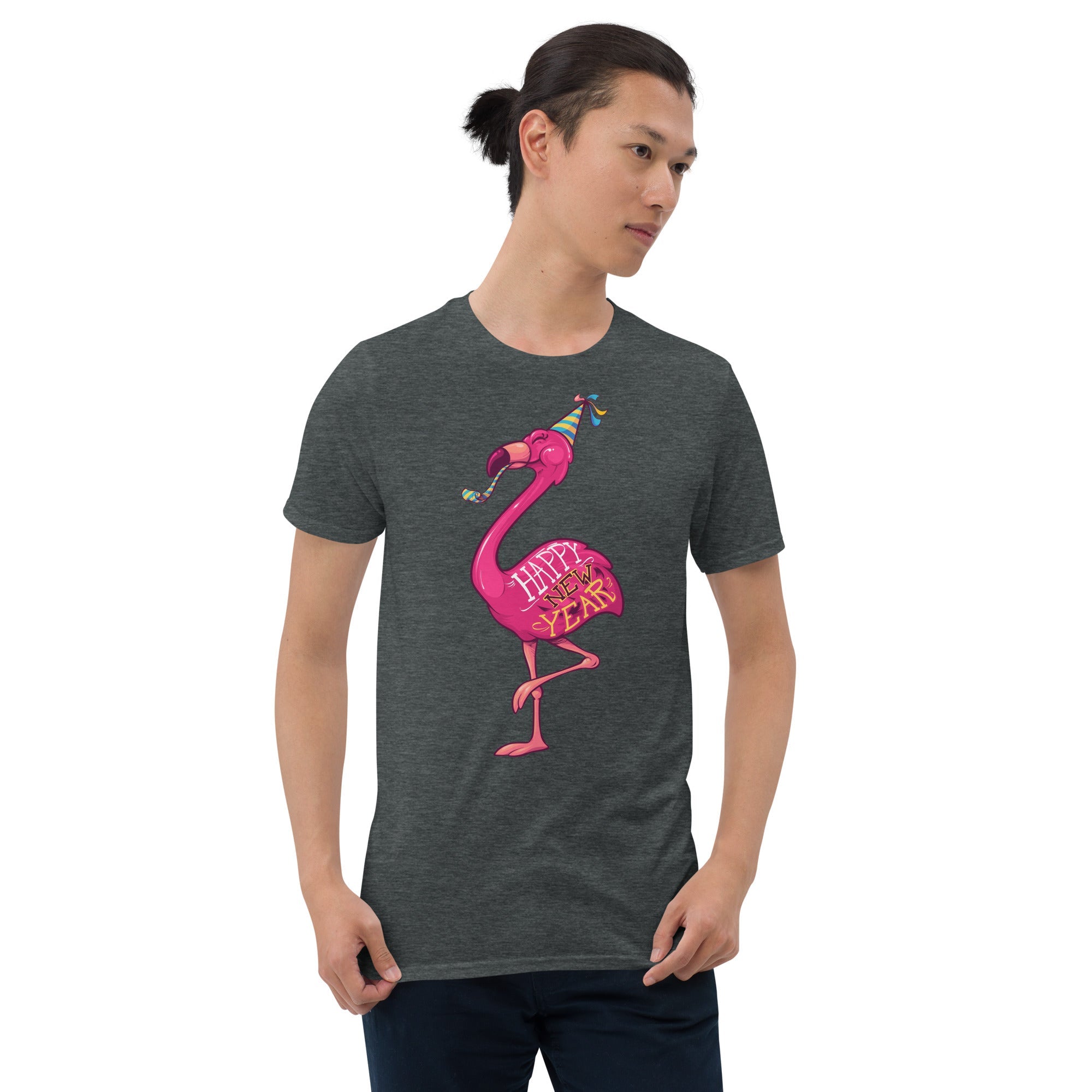 Original The Popular Flamingo Happy New Year T-Shirt