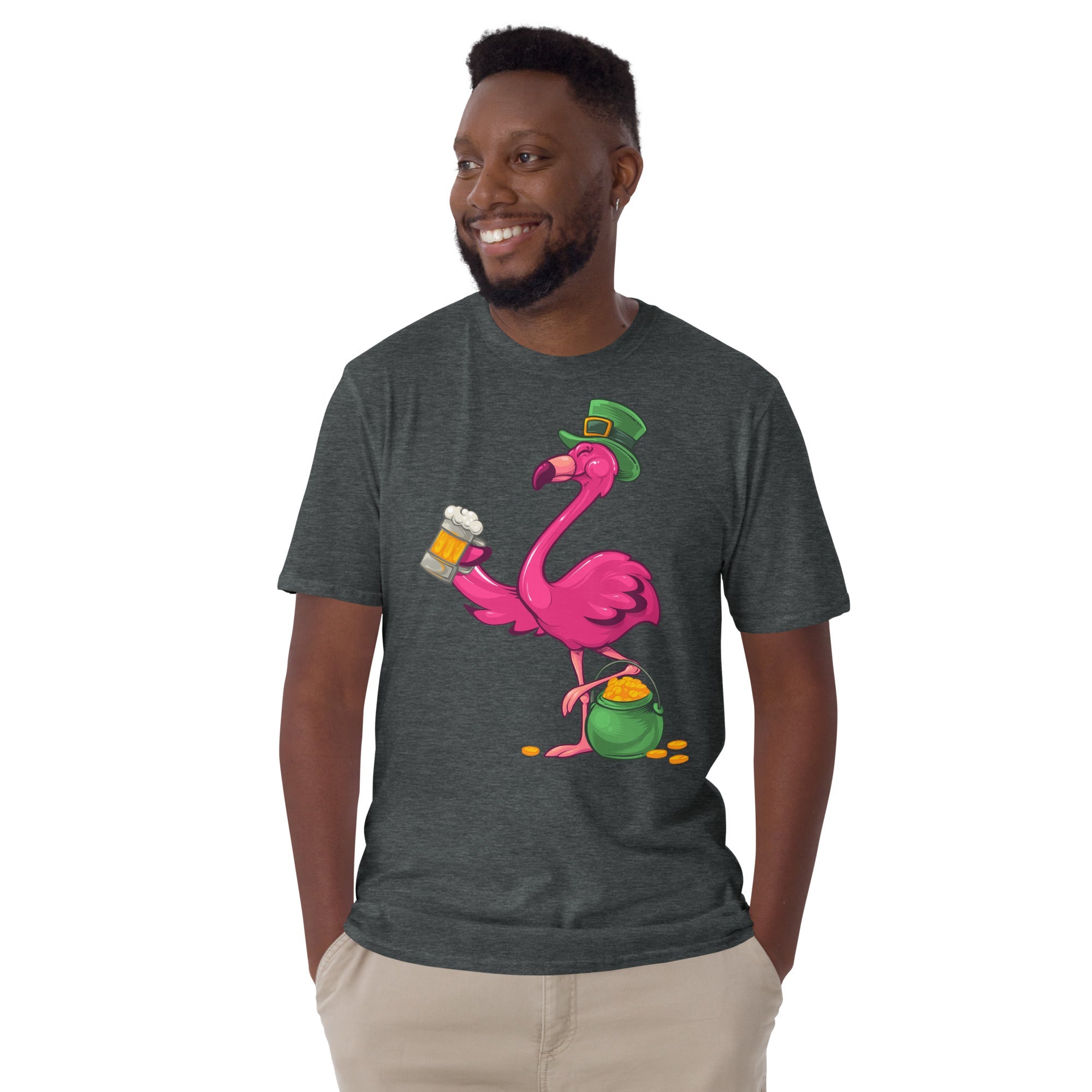 Original The Popular Flamingo St. Patrick's Day T-Shirt