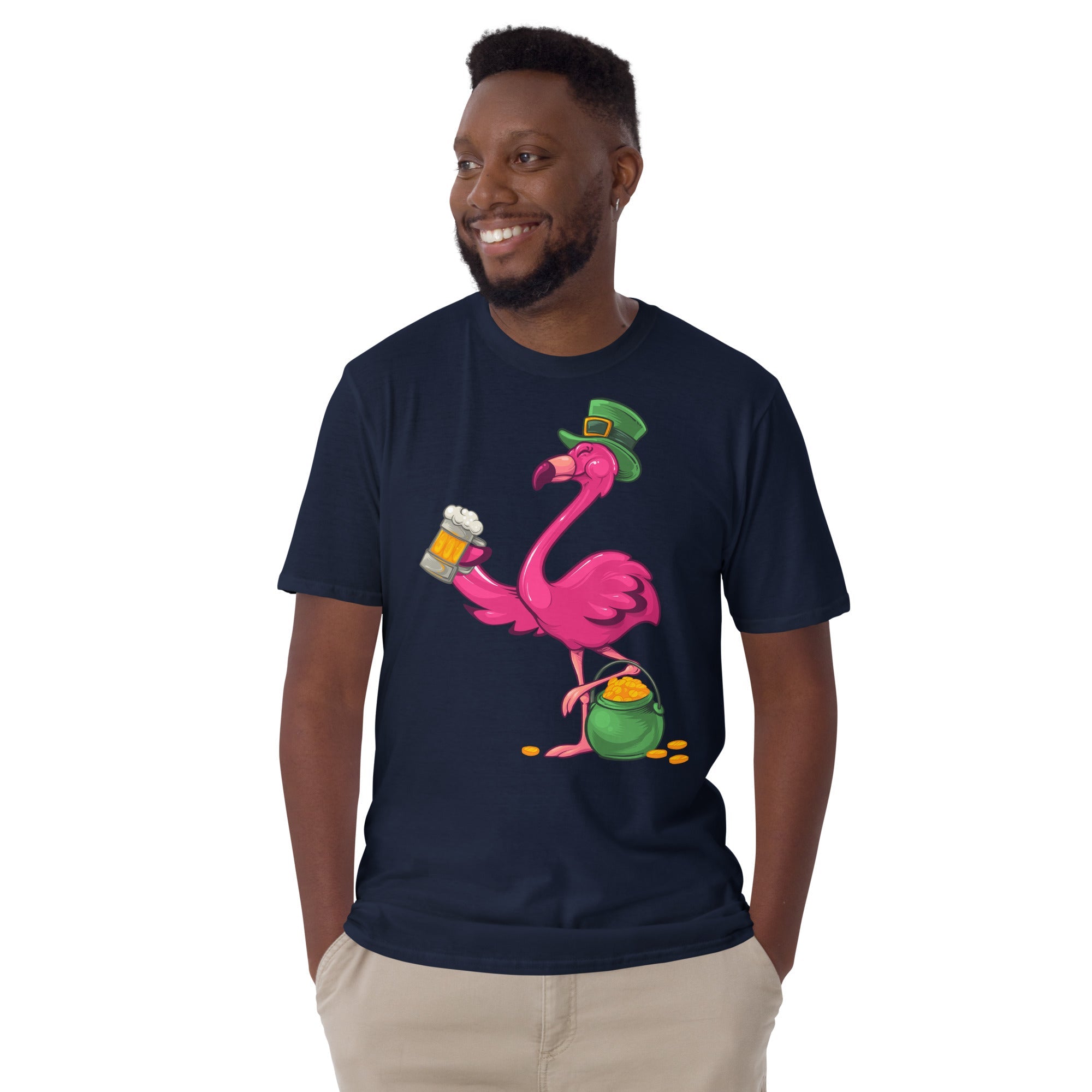 Original The Popular Flamingo St. Patrick's Day T-Shirt