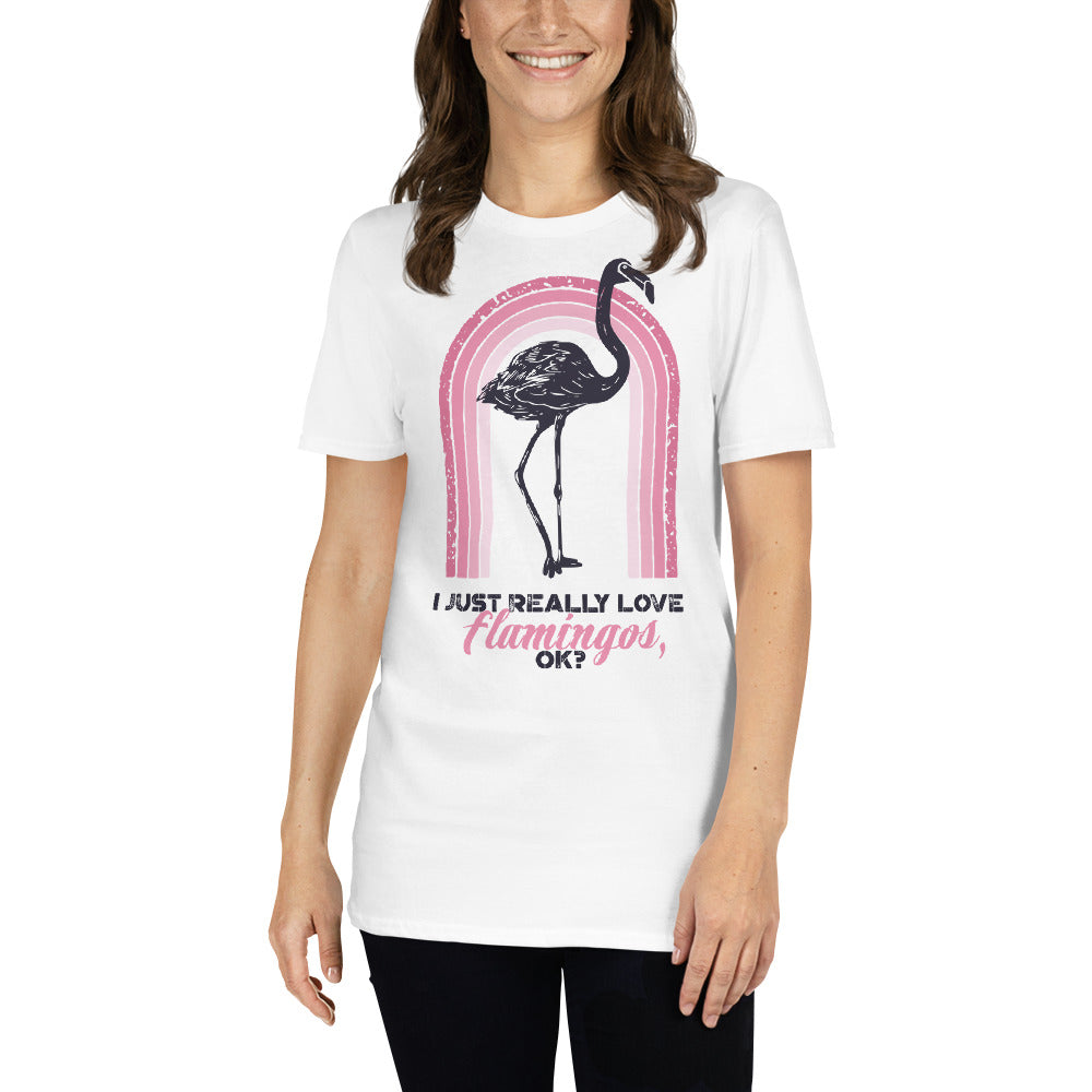 I Just Really Love Flamingos T-Shirt