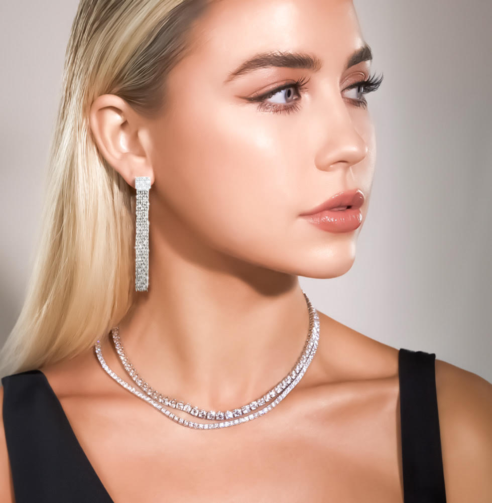 C105W B.Tiff 5mm Tennis Necklace