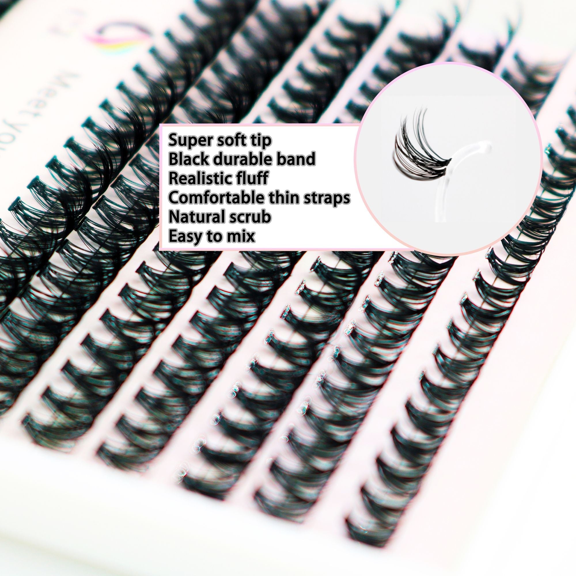 Upgraded Version: 30D+40D Self-Adhesive Eyelash Extension Kit by CSL