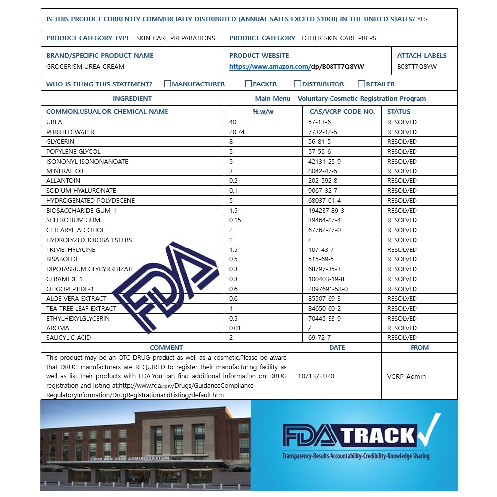 Urea Cream 40 Percent For Feet Plus 2% Salicylic Acid 5.29 oz || Foot Cream and Hand Cream Maximum Strength with Hyaluronic Acid,Tea Tree,and Aloe Vera For Deep Moisturizes,Callus Remover