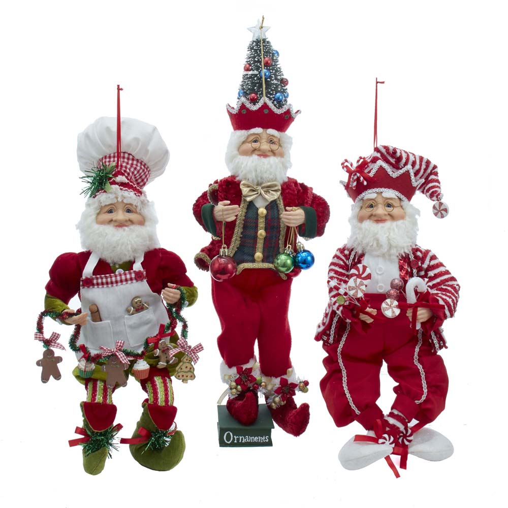 Kringles 18 Inch Hanging Elf - Holding Cookies