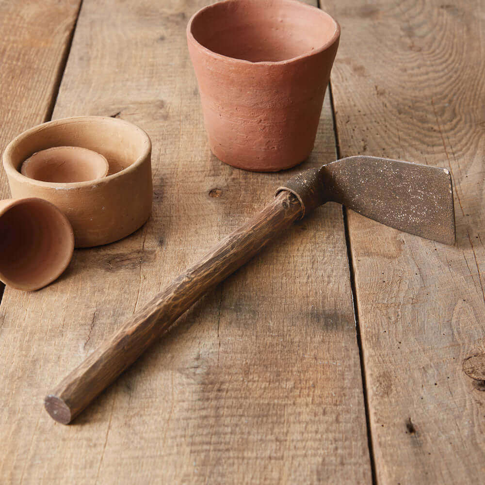 Vintage Inspired Decorative Hand Garden Hoe (Set of Two)