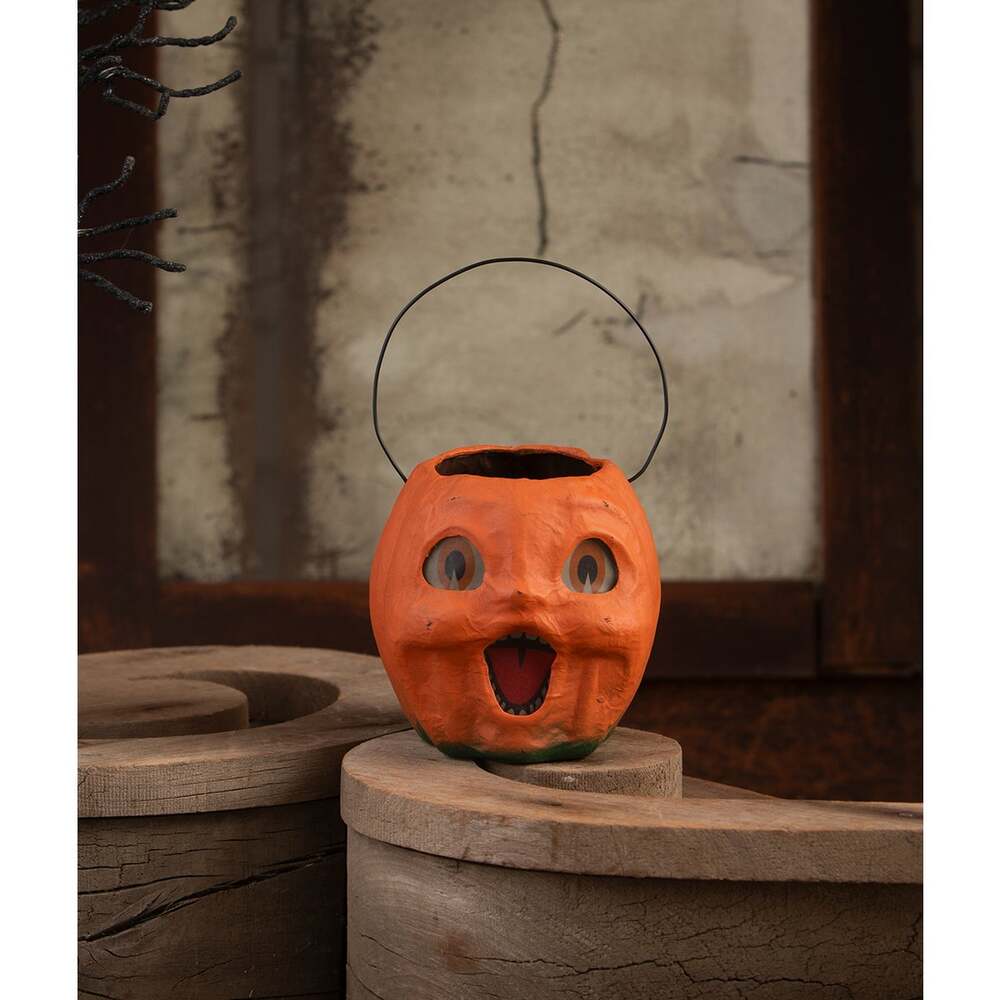 Vintage Pumpkin Bucket Small by Bethany Lowe Designs