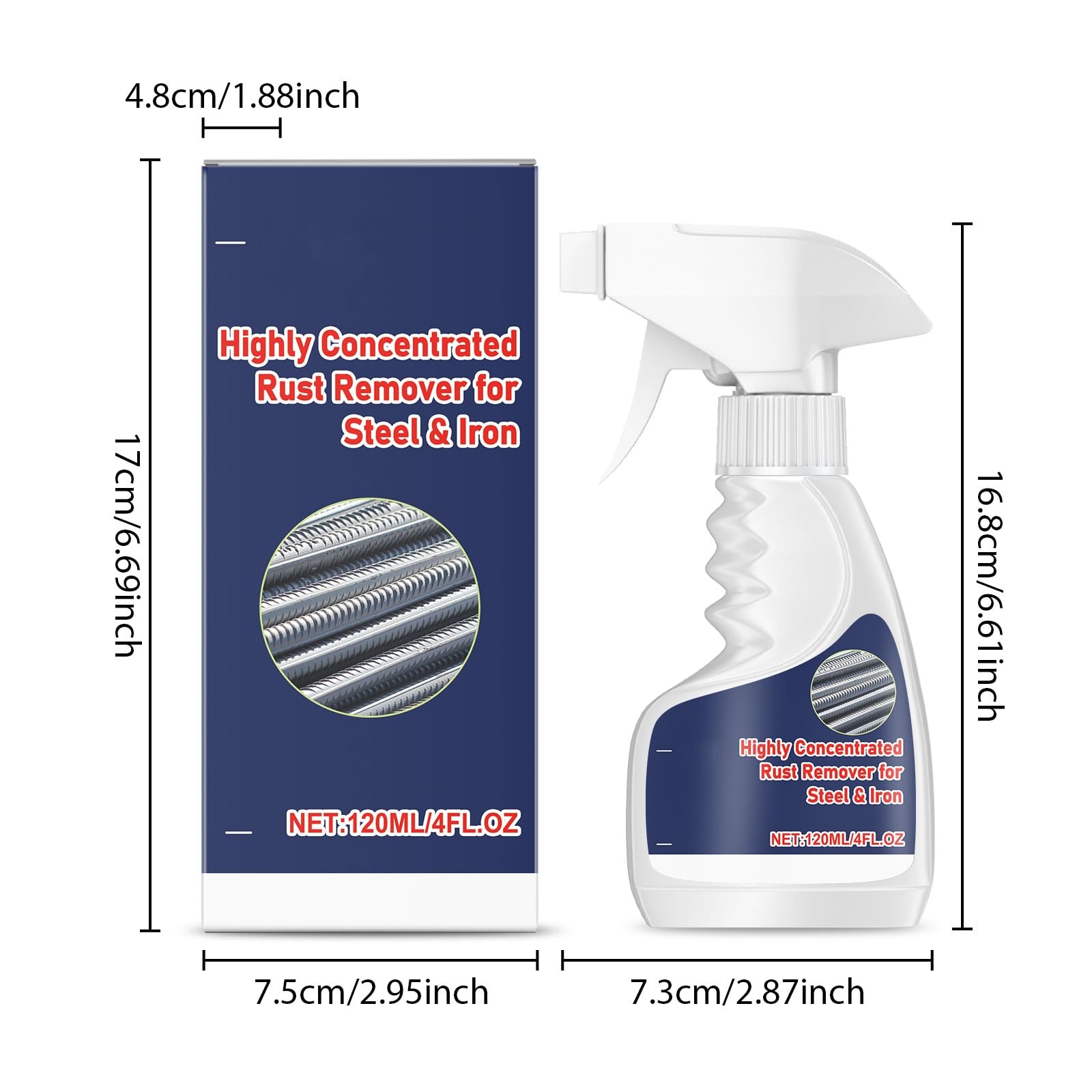 Viyshop Rust Remover, Peony Rust Remover, Heavy Duty RustRemover for Metal, Heavy Duty MetalRustRemover, HeavyDuty Metal RustRemover Spray, High-Speed Rust Powerful RustRemover forMetal (1)