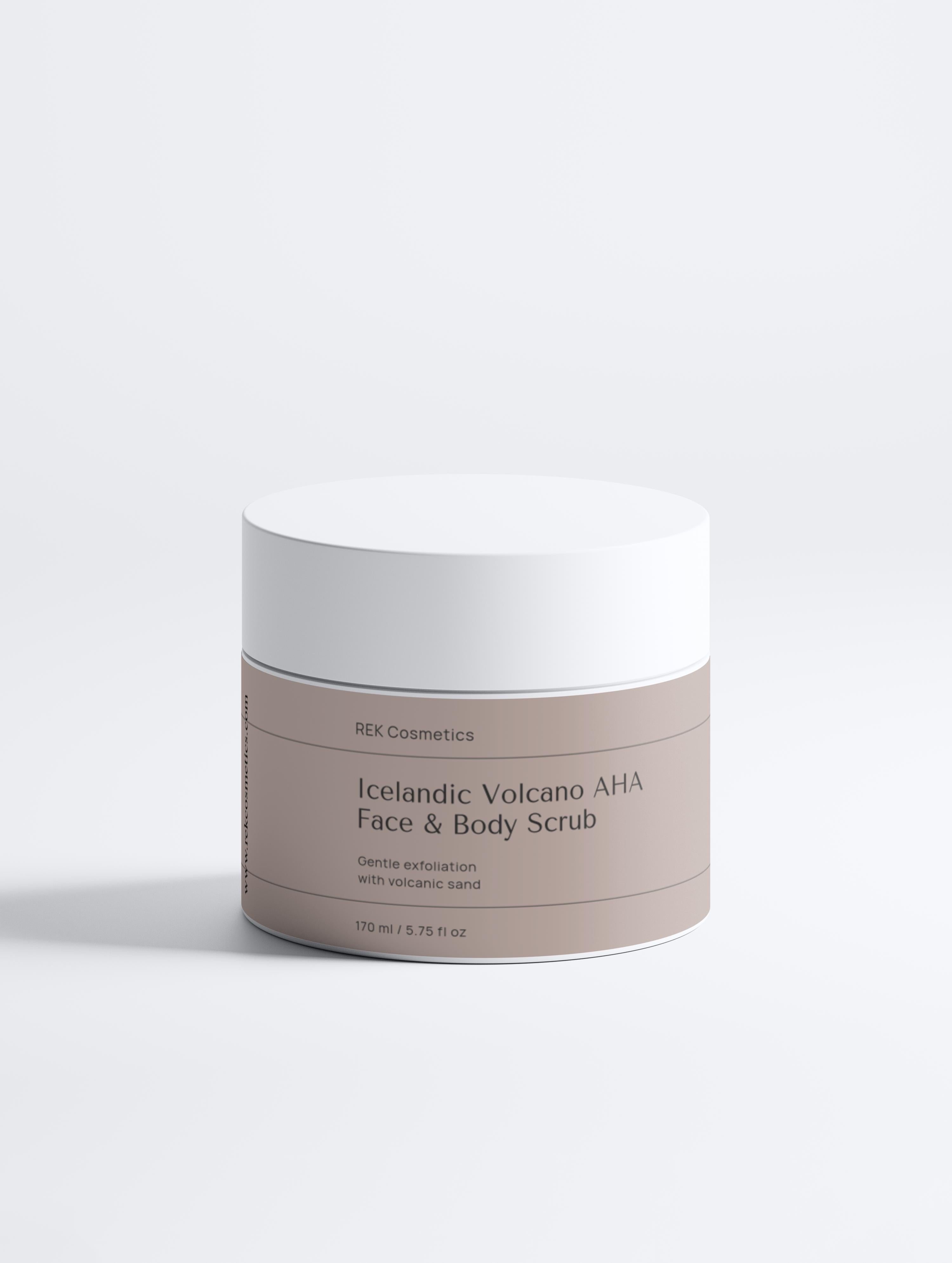 Icelandic Volcano AHA Face & Body Scrub
