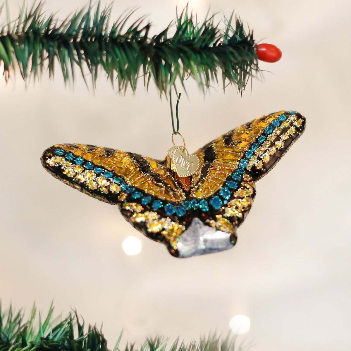 Old World Christmas Swallowtail Butterfly