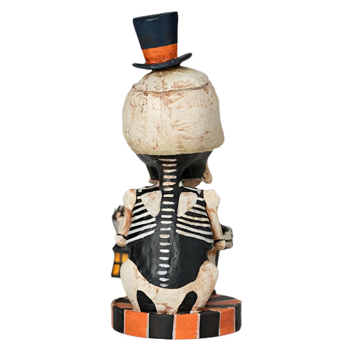 Waitin' on the Skelly Train Folk Art Figure by Jorge de Rojas