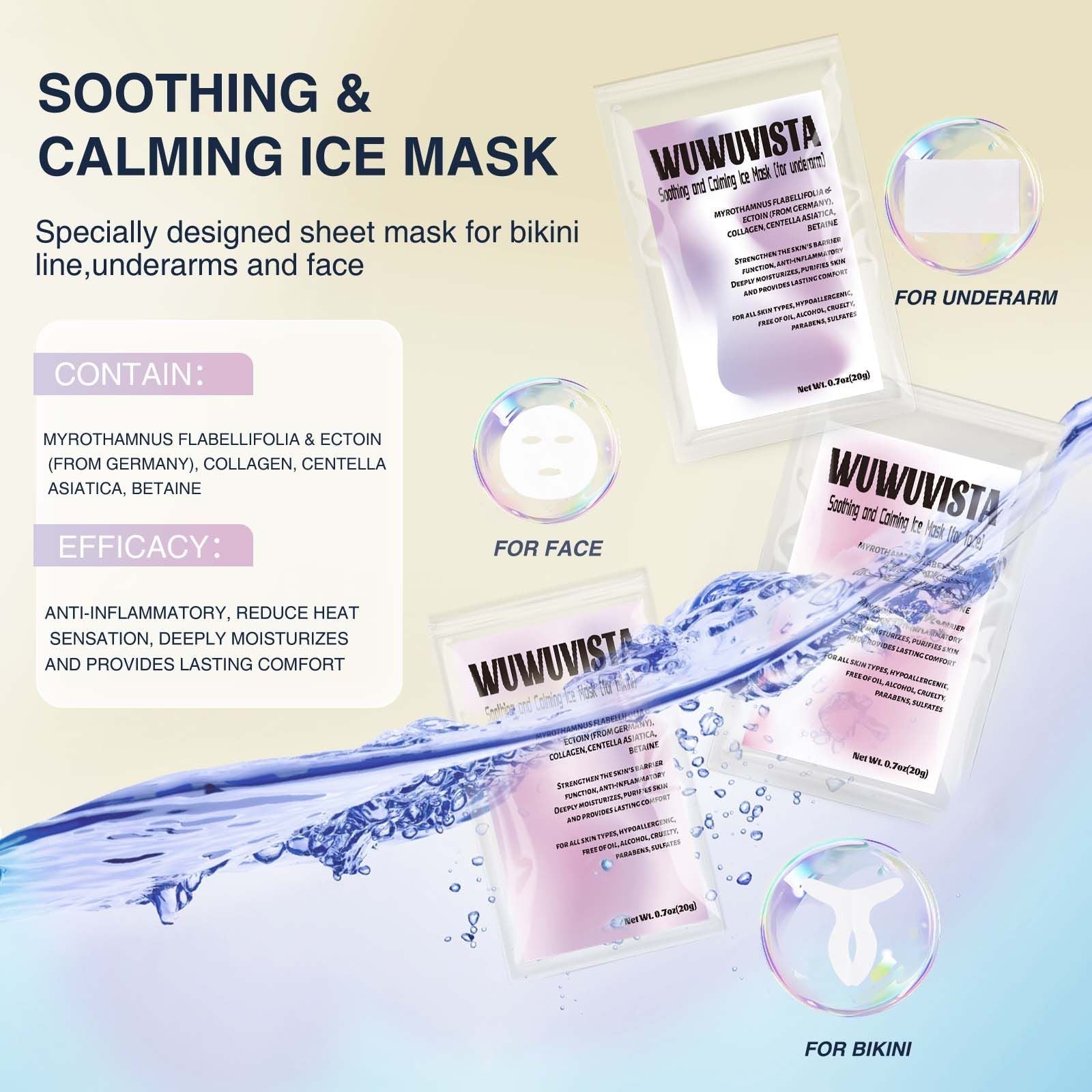 Waxing kit 23 items, WUWUVISTA Hair Removal Hard Wax Kit with Wax Warmer&Wax Beads for Full Body/Face/Underarm/Bikini/Sensitive Skin for Women&Men